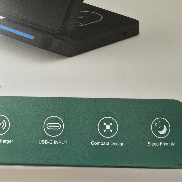 Houflody 3-in-1 Foldable Wireless Charging Station – New - Picture 3 of 10